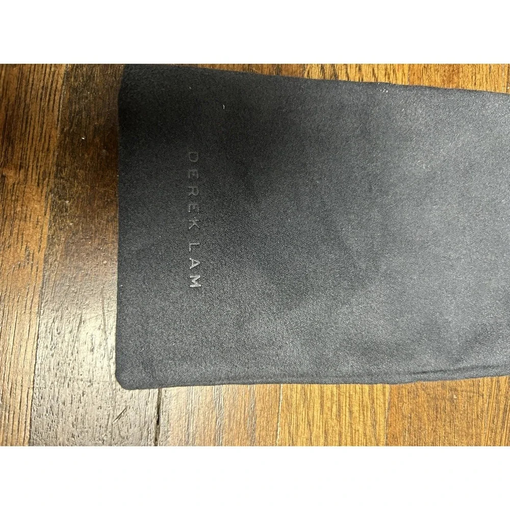 Derek Lam‎ Black Leather Glasses Case With Cleaning Cloth